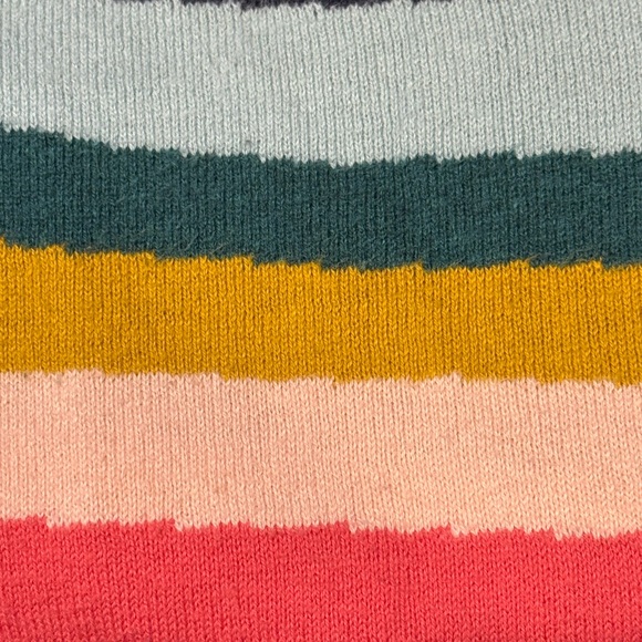 Marine Layer Womens Icon Wavy Rainbow Stripe Cotton Sweater S - Picture 12 of 12